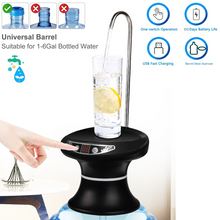 Load image into Gallery viewer, Wireless Electric Pump Outdoor Water Bottle Pump Dispenser Drinking USB Charging