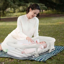 Load image into Gallery viewer, Portable Baby Bedside Sleepers Lounger Infant Bassinet Sleeping Bed for Napping