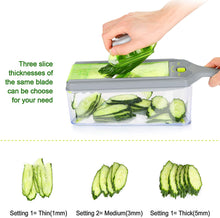 Load image into Gallery viewer, Handheld Vegetable Chopper Slicer Potato Onion Cutter Veggie Dicer Kitchen Tool