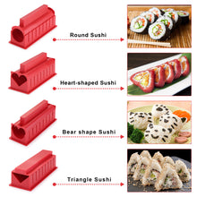Load image into Gallery viewer, 11Pcs Sushi Making Kit Sushi Rolls with Premium Sushi Knife