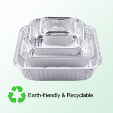 Load image into Gallery viewer, IMAGE 51 Packs Aluminum Loaf Pans Disposable Premium Heavy-Duty Tin Foil 4 Sizes
