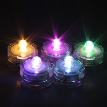 Load image into Gallery viewer, 24pcs Submersible LED Tea Light Candle Flameless Waterproof RGB Lamp Underwater