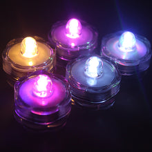 Load image into Gallery viewer, 24pcs Submersible LED Tea Light Candle Flameless Waterproof RGB Lamp Underwater