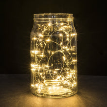 Load image into Gallery viewer, 3pack Yellow 5M/6.6ft 50 LED Copper Wire String Fairy Lights Battery Operated