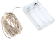 Load image into Gallery viewer, 3pack Yellow 5M/6.6ft 50 LED Copper Wire String Fairy Lights Battery Operated