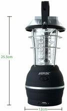 Load image into Gallery viewer, 36 LED Solar Lantern Camping Light Waterproof Hand Crank Dynamo USB Rechargeable