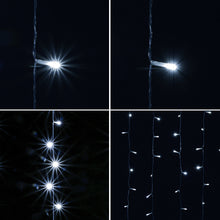 Load image into Gallery viewer, White 100 Led Rope Curtain Fairy Lights Outdoor Decoration Garden Patio Party
