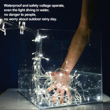 Load image into Gallery viewer, 3Mx3M White 300 LED Curtain Fairy String Light 8 Models Garden Patio Party Decoration
