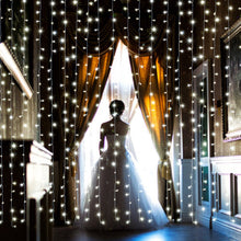 Load image into Gallery viewer, White 100 Led Rope Curtain Fairy Lights Outdoor Decoration Garden Patio Party