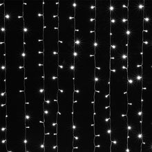 Load image into Gallery viewer, 3m x 2m Cool White Waterproof Curtain Fairy String Lights with 8 Modes