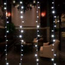 Load image into Gallery viewer, 3m x 2m Cool White Waterproof Curtain Fairy String Lights with 8 Modes