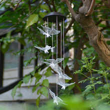 Load image into Gallery viewer, Windlights Solar Powered LED Butterfly Wind Chimes Hanging lamp Garden Home Decoration