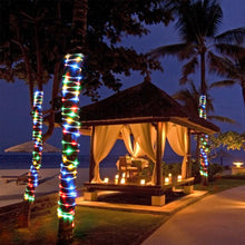 Load image into Gallery viewer, 200 Led Multi-Color Solar Rope Lights Waterproof String Fairy Lights