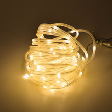 Load image into Gallery viewer, 13M 100LED Warm White Fairy String Rope Light Solar Power Controller Waterproof