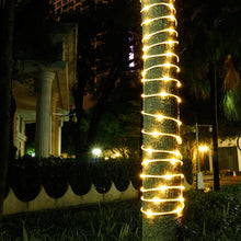 Load image into Gallery viewer, 13M 100LED Warm White Fairy String Rope Light Solar Power Controller Waterproof