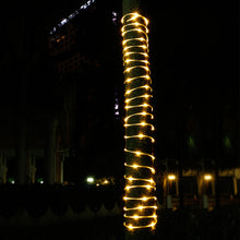 Load image into Gallery viewer, 13M 42.6FT 100LED Fairy String Rope Lights Solar Panel Power Waterproof Outdoor
