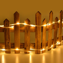 Load image into Gallery viewer, 13M 42.6FT 100LED Fairy String Rope Lights Solar Panel Power Waterproof Outdoor