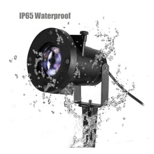Load image into Gallery viewer, 12Pattern Outdoor LED Moving Laser Projector Light Landscape Garden Xmas Lamp US 12W