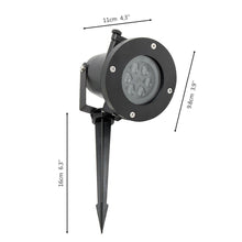 Load image into Gallery viewer, 12Pattern Outdoor LED Moving Laser Projector Light Landscape Garden Xmas Lamp US 12W