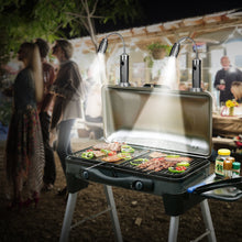 Load image into Gallery viewer, 2pack BBQ Grill Light Portable Camping LED Flashlight Goose Neck Outdoor Lamp