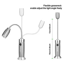 Load image into Gallery viewer, 2pack BBQ Grill Light Portable Camping LED Flashlight Goose Neck Outdoor Lamp