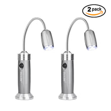 Load image into Gallery viewer, 2pack BBQ Grill Light Portable Camping LED Flashlight Goose Neck Outdoor Lamp