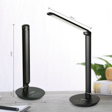 Load image into Gallery viewer, Foldable AC LED Desk Table Lamp Adjustable Touch Reading USB Rechargeable Port