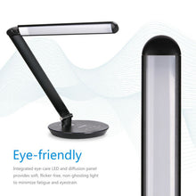 Load image into Gallery viewer, Foldable AC LED Desk Table Lamp Adjustable Touch Reading USB Rechargeable Port