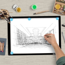 Load image into Gallery viewer, A3 Light Box Magnetic Artcraft Tracing Adjustable LED Light PadBoard Drawing