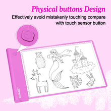 Load image into Gallery viewer, IMAGE Light-up Tracing Pad Pink Coloring Drawing Art Gift Toy Girls Boys Age 6+