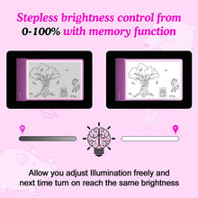 Load image into Gallery viewer, IMAGE Light-up Tracing Pad Pink Coloring Drawing Art Gift Toy Girls Boys Age 6+