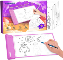 Load image into Gallery viewer, IMAGE Light-up Tracing Pad Pink Coloring Drawing Art Gift Toy Girls Boys Age 6+