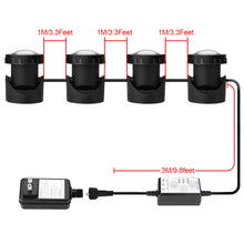 Load image into Gallery viewer, 48LED Waterproof Underwater Spotlight Lights Submersible Lamp w/ Timer RGB Pond