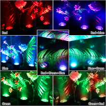 Load image into Gallery viewer, 48LED Waterproof Underwater Spotlight Lights Submersible Lamp w/ Timer RGB Pond