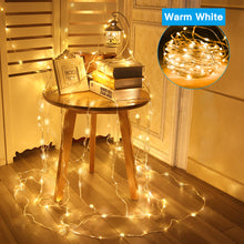 Load image into Gallery viewer, Warm White  USB Remote Control 3*3M 300LED String Lights Waterproof