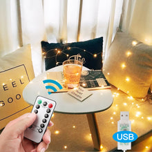 Load image into Gallery viewer, Warm White  USB Remote Control 3*3M 300LED String Lights Waterproof