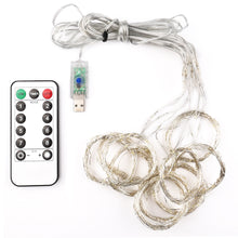 Load image into Gallery viewer, Warm White  USB Remote Control 3*3M 300LED String Lights Waterproof