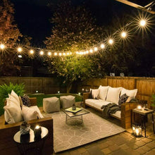Load image into Gallery viewer, 48ft LED 15x S14 Bulbs Globe String Lights Commercial Grade Patio Outdoor Garden