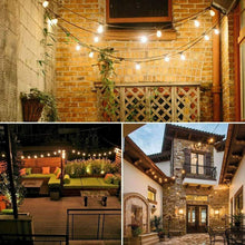 Load image into Gallery viewer, 48ft LED 15x S14 Bulbs Globe String Lights Commercial Grade Patio Outdoor Garden
