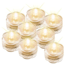 Load image into Gallery viewer, 24x LED Submersible Waterproof Wedding Xmas Floral Decoration Tea Vase Battery light Candles warm white