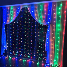 Load image into Gallery viewer, 19.6*6.6FT 448LED RGB Multi-color Waterproof String Fairy Curtain Lights Window Xmas Decor