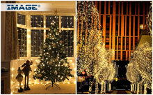 Load image into Gallery viewer, 19.6*6.6FT 448LED Warm White Waterproof String Fairy Curtain Lights Window Xmas Decor