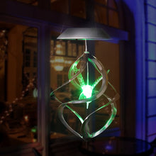 Load image into Gallery viewer, AGPtek Hummingbird Win Wind Chime Color Changing Solar Hanging Lights Xmas Gifts for Decor Home Garden Patio Yard Indoor Outdoor