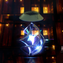 Load image into Gallery viewer, AGPtek Hummingbird Win Wind Chime Color Changing Solar Hanging Lights Xmas Gifts for Decor Home Garden Patio Yard Indoor Outdoor