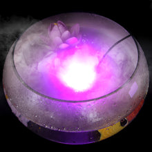 Load image into Gallery viewer, 12 LED Mist Maker Fogger Water Fountain Pond Fog Machine Atomizer Air Humidifier