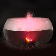 Load image into Gallery viewer, 12 LED Mist Maker Fogger Water Fountain Pond Fog Machine Atomizer Air Humidifier
