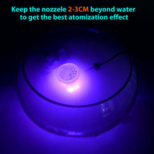 Load image into Gallery viewer, 12 LED Mist Maker Fogger Water Fountain Pond Fog Machine Atomizer Air Humidifier