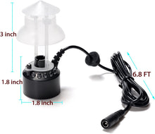 Load image into Gallery viewer, 12 LED Mist Maker Fogger Water Fountain Pond Fog Machine Atomizer Air Humidifier