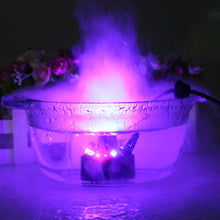 Load image into Gallery viewer, 12 LED Mist Maker Fogger Water Fountain Pond Fog Machine Atomizer Air Humidifier