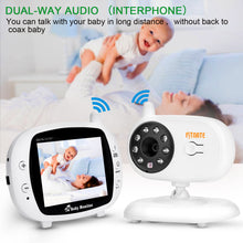 Load image into Gallery viewer, 3.5" Audio Video Baby Monitor Wireless Digital Camera Night Vision Safety Viewer